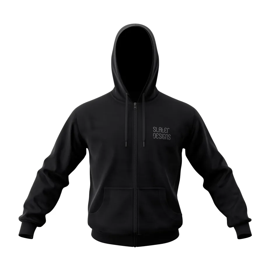 Firewire Clothing Slater Designs Pill Fleece Hoodie felpa nera S–XXL
