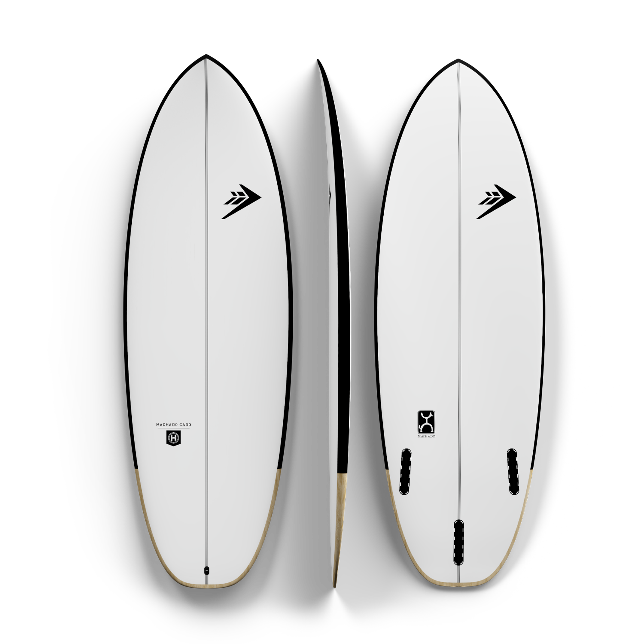 Firewire Rob Machado Machadocado 2026 tavola surf nera 5'8" Helium
