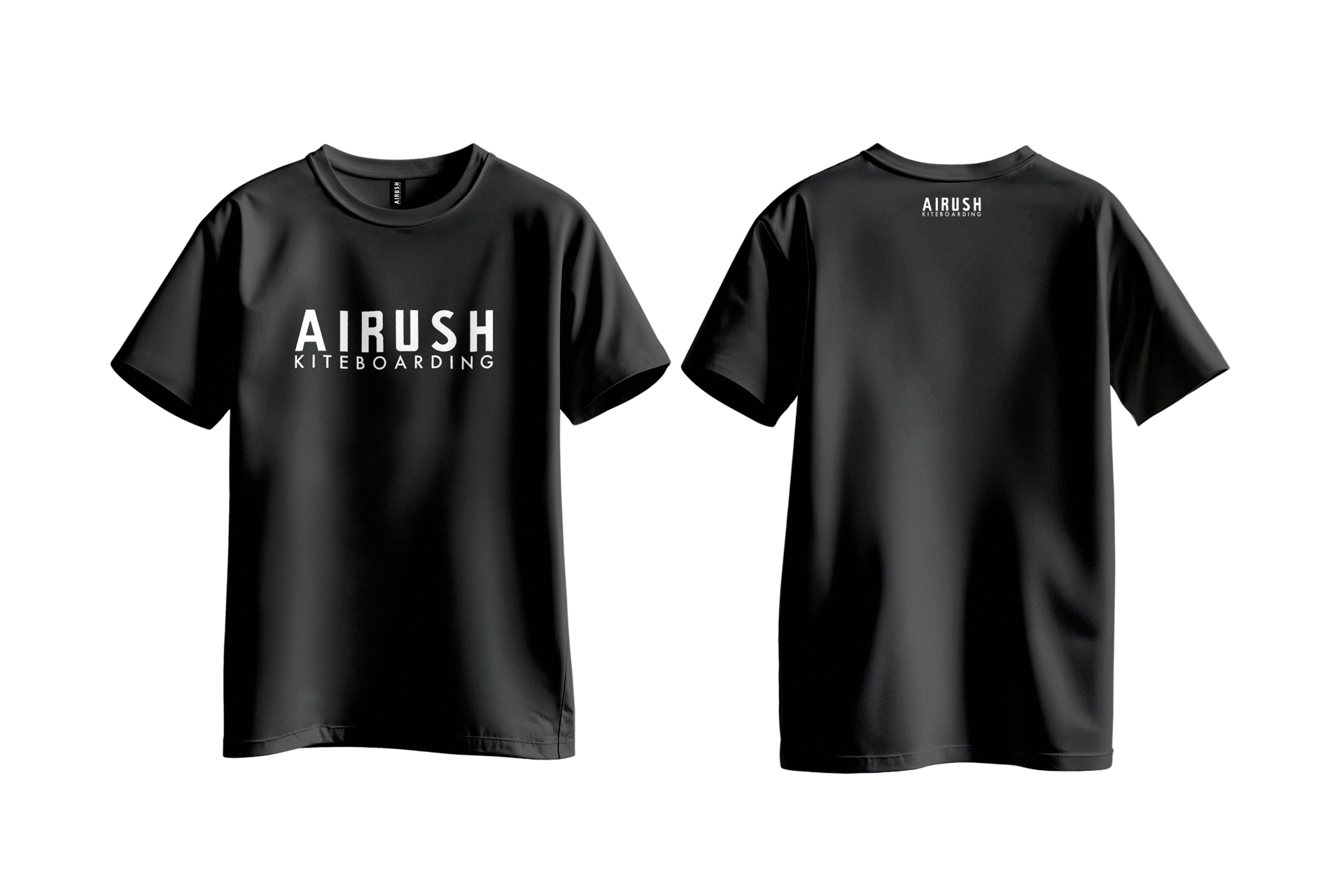 Airush Merch Tee Logo Black maglietta nera XS