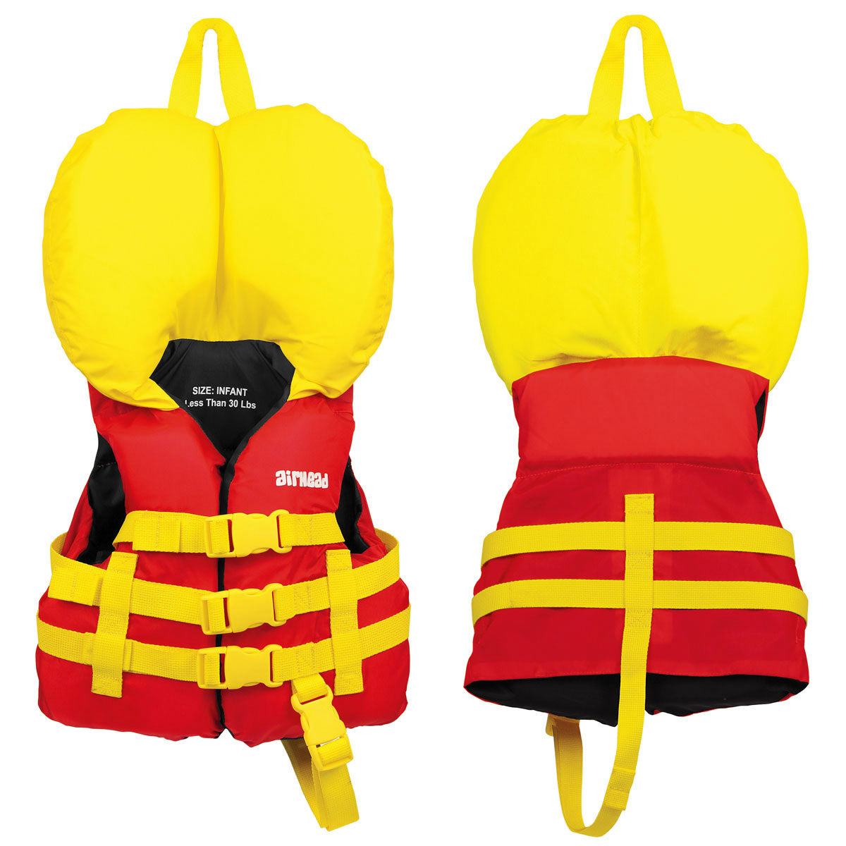 AIRHEAD Life Jackets & Safety Gear Classic Life Jacket Vest giubbotto salvagente neonato blu rosso