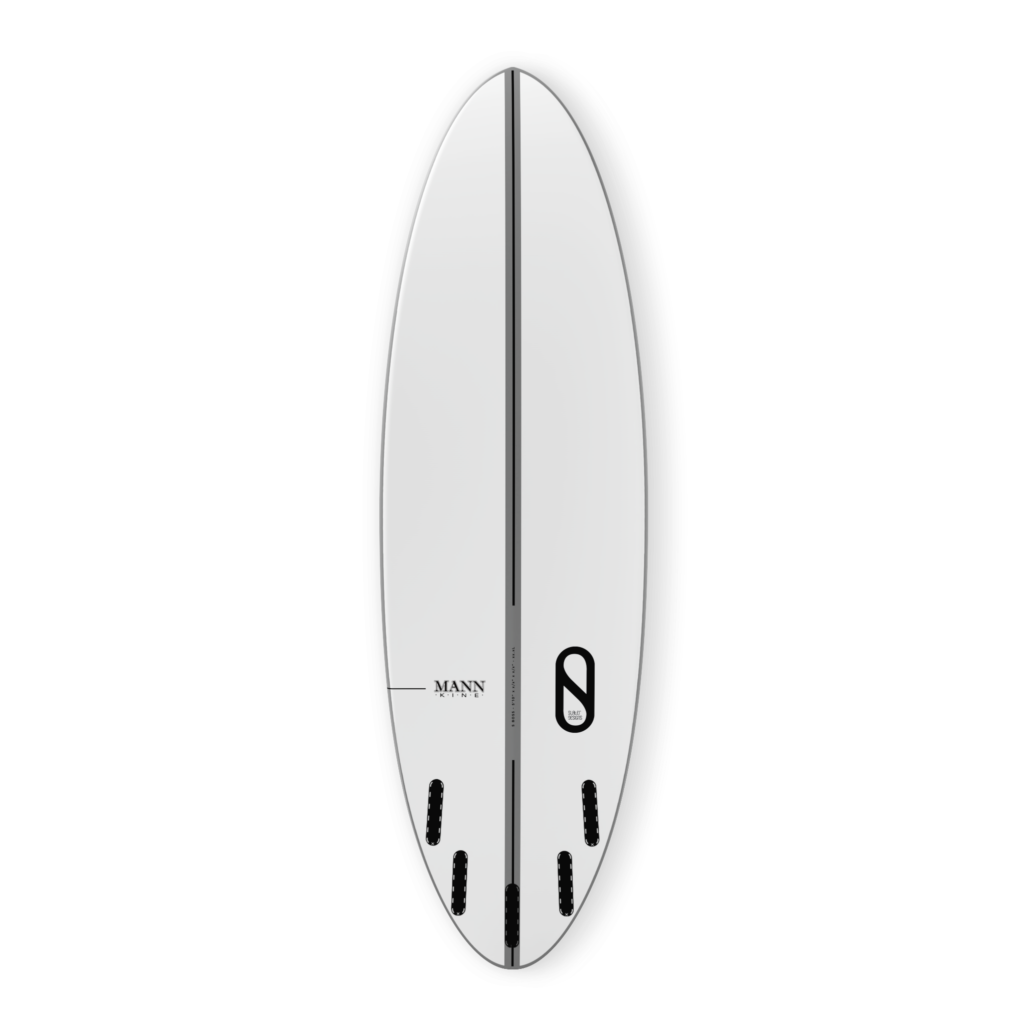 Firewire Mannkine S Boss tavola da surf 5'4" 24.9L grigia I-Bolic