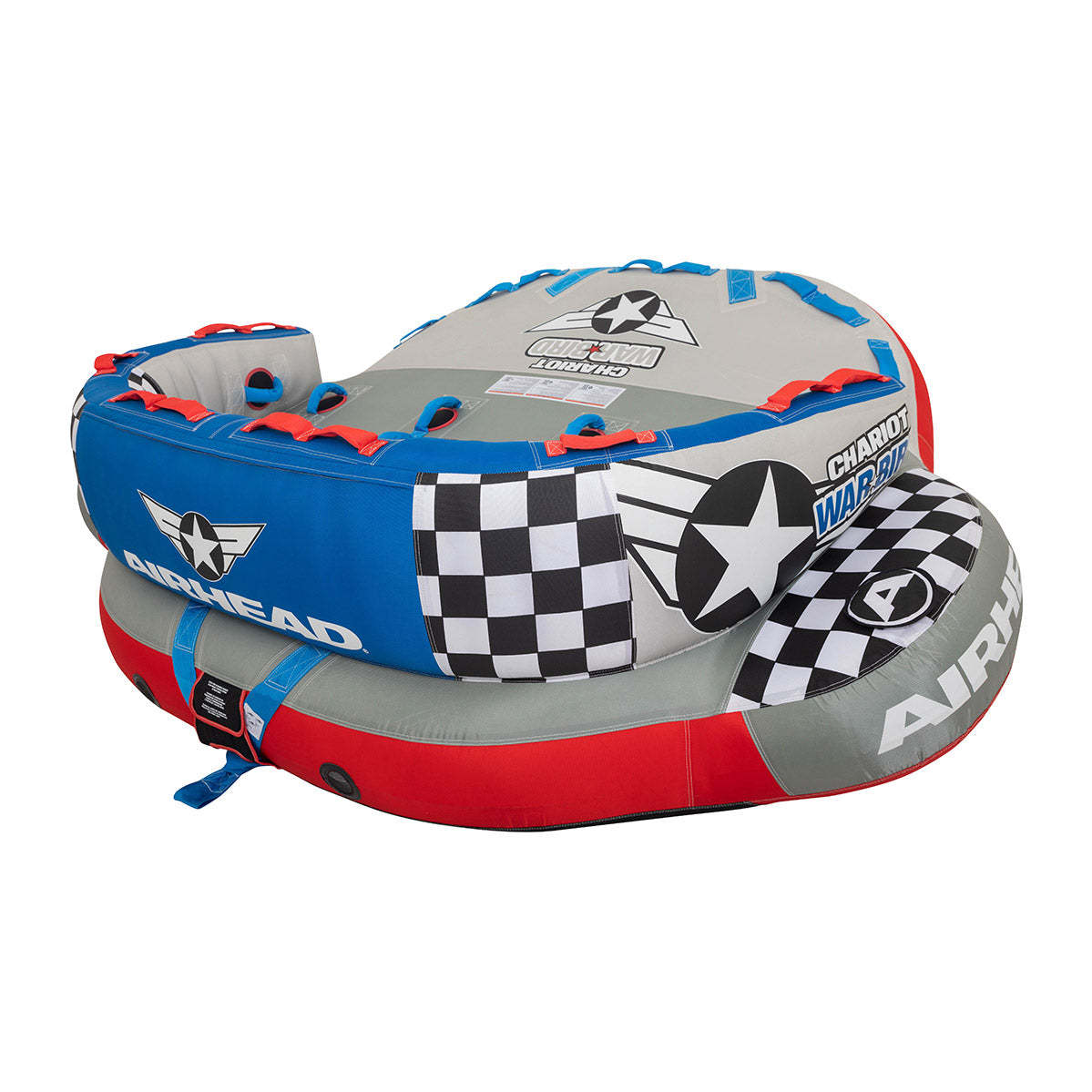 AIRHEAD Towable Tubes Chariot Warbird 3 tubo trainabile 1–3 persone con seduta reclinata