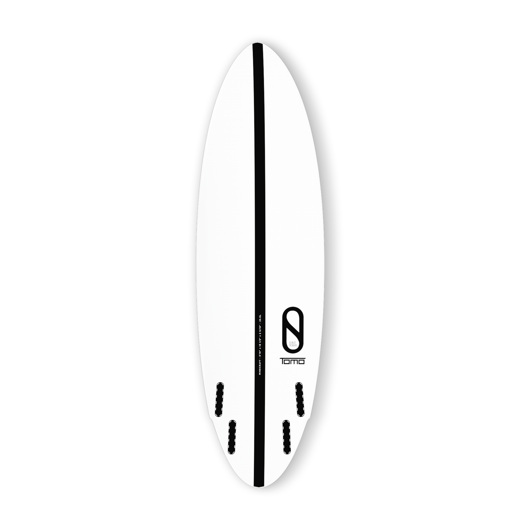 Firewire Slater Designs Mindcraft tavola da surf bianca 5'4" I-Bolic 2.0