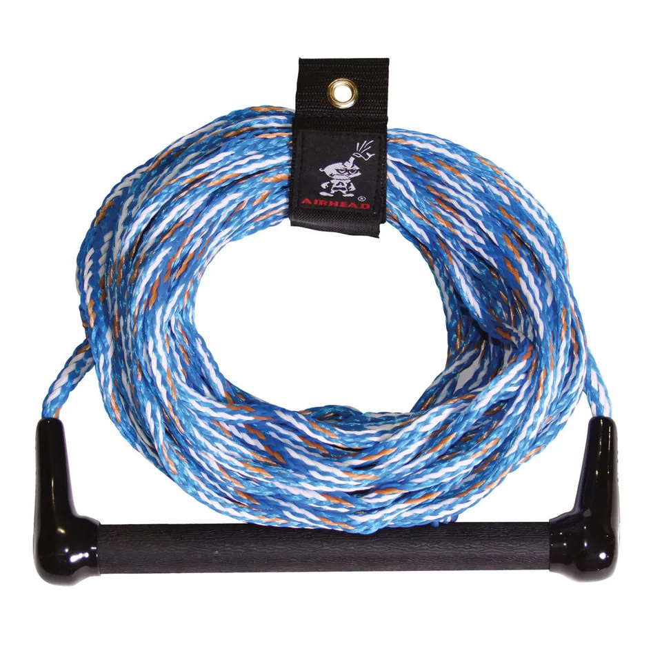 AIRHEAD Water Ski Ropes 1 Section Water Ski Tow Rope corda 75 ft maniglia in alluminio