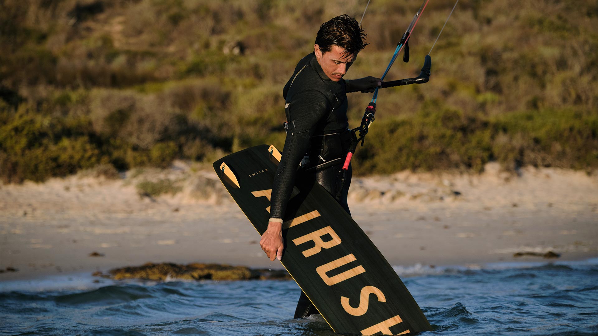 Airush Twintip Kiteboards Switch V11 tavola kite 132 x 39 cm Yellow