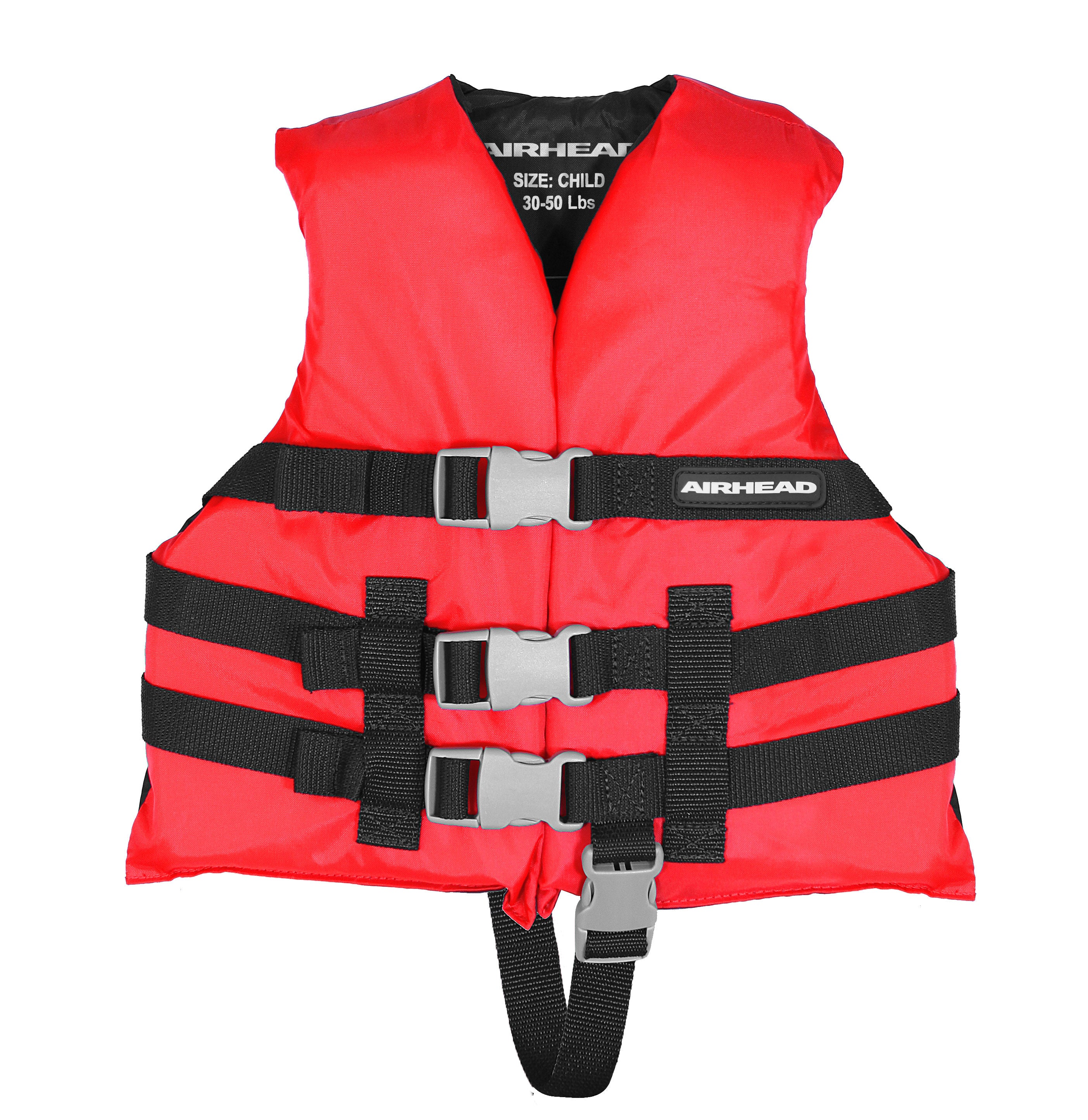 AIRHEAD Life Jackets & Safety Gear General Boating giubbotto salvagente adulto universale blu