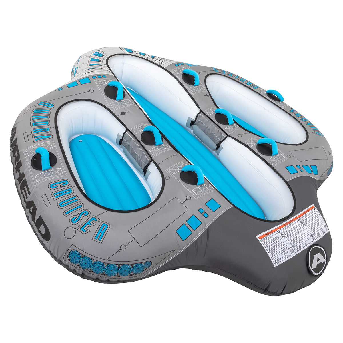 AIRHEAD Towable Tubes Quadra Cruiser tubo trainabile 4 posti comfort