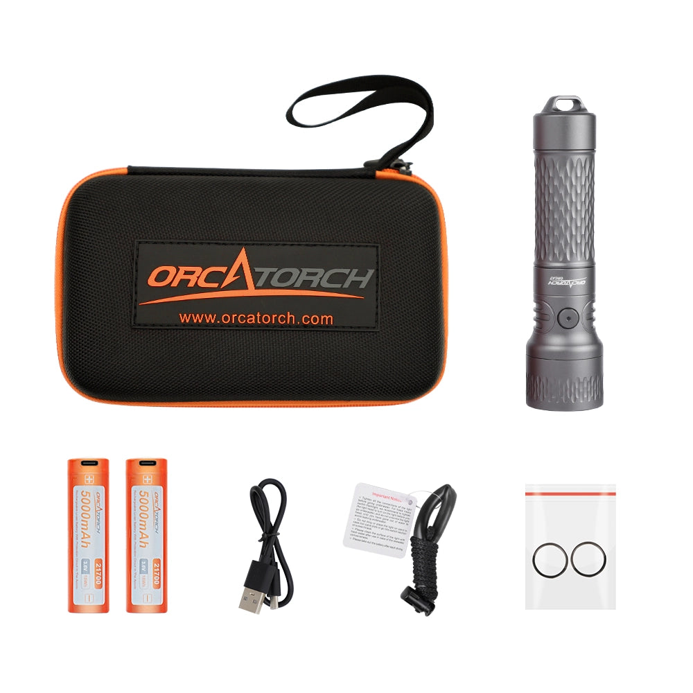 OrcaTorch Recreational Diving ORCA7 torcia subacquea 3000 lumen