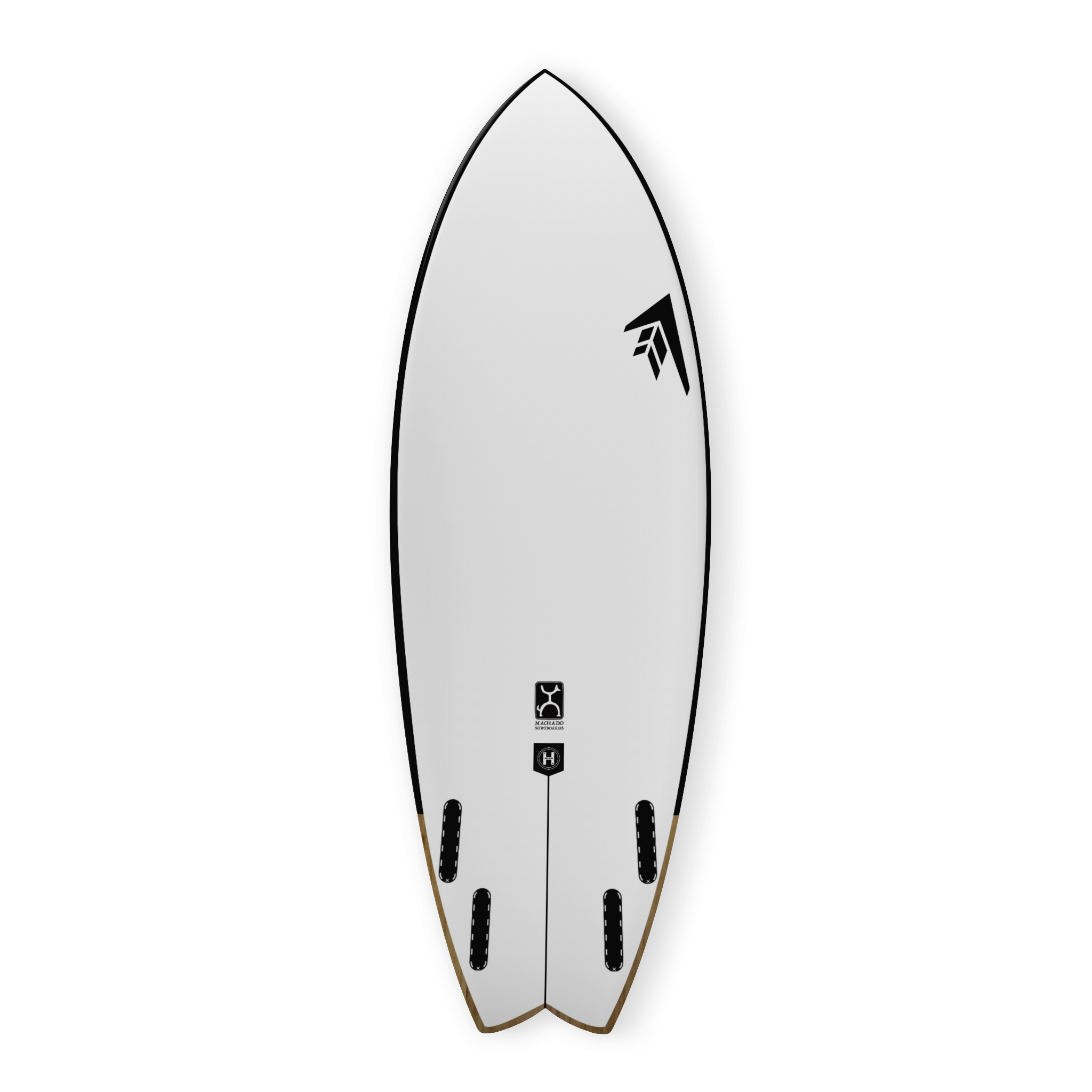 Firewire Rob Machado Seaside surfboard 5'2" Helium 26.5L nera