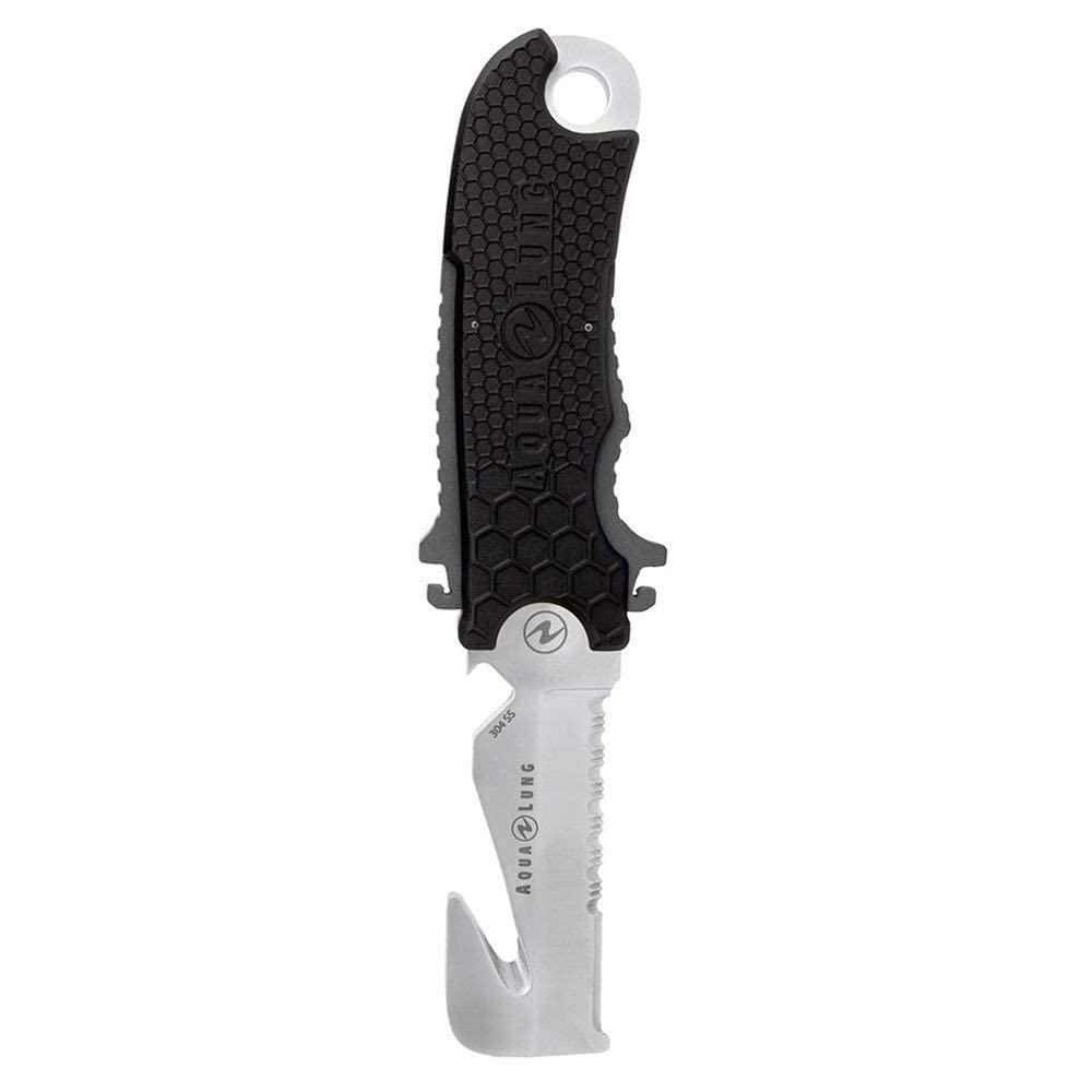 Aqualung Accessori e articoli di altri marchi Small Squeeze coltello subacqueo lama di sicurezza acciaio inox