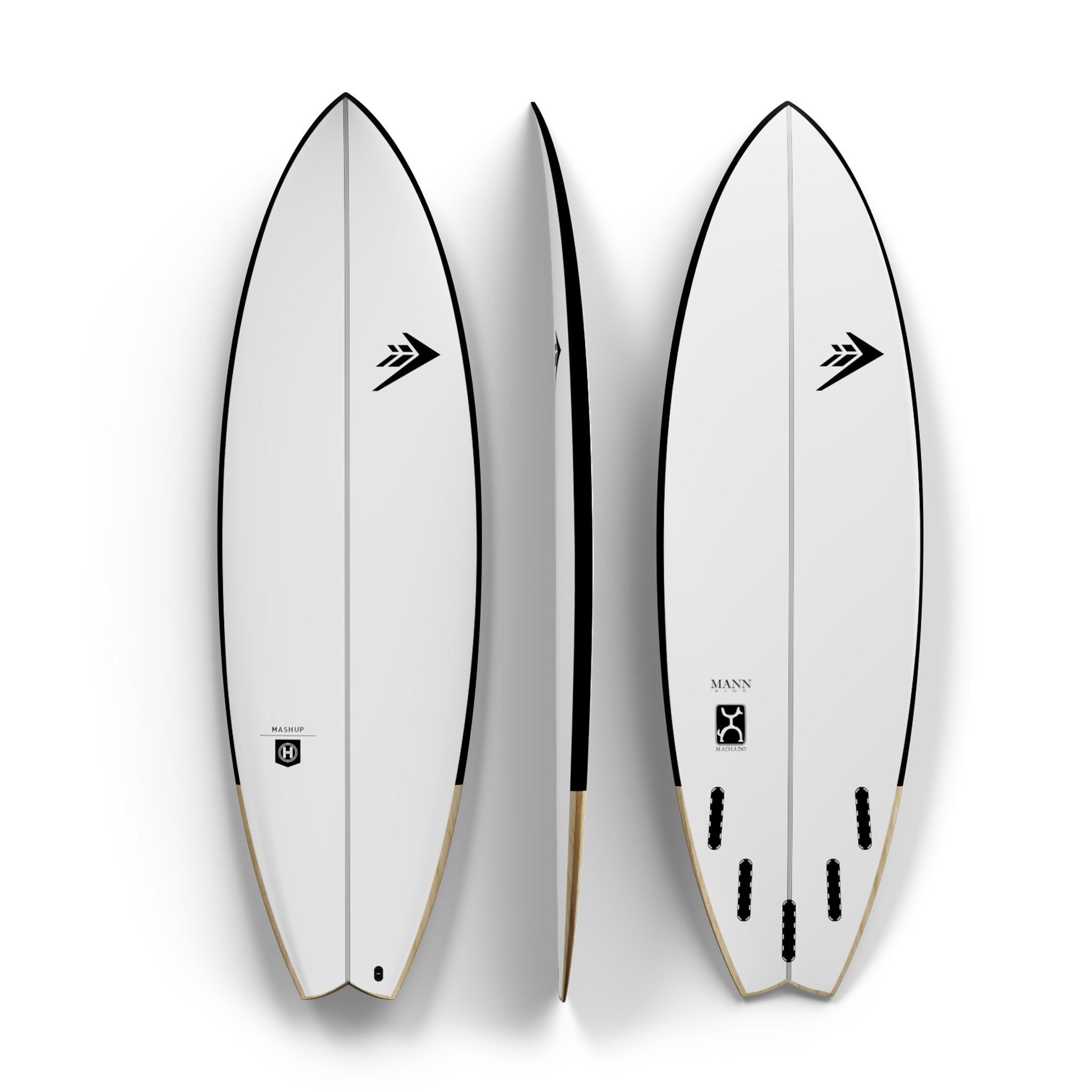 Firewire Rob Machado Mashup 2026 tavola da surf 5'4" 27,1 L nera