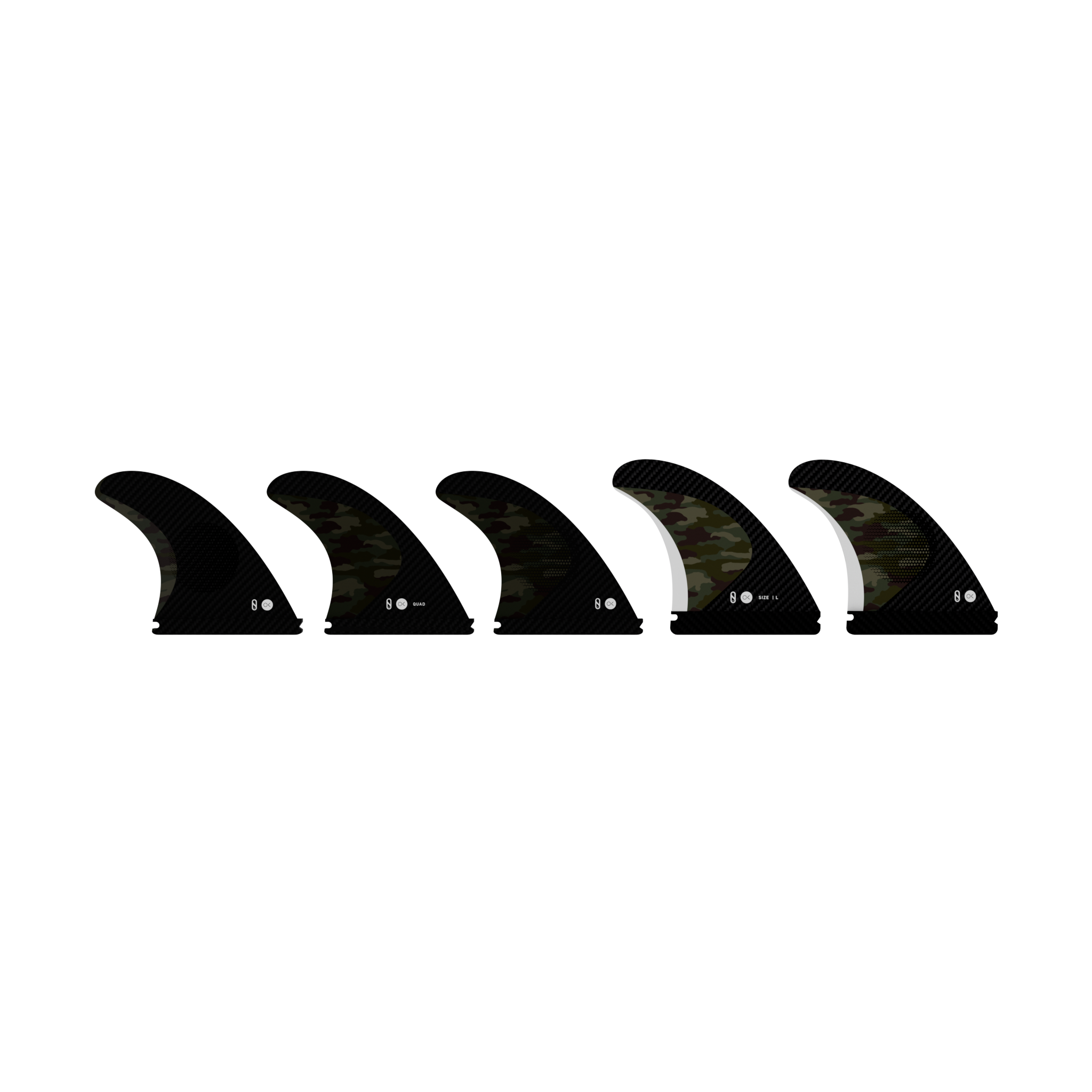 Firewire Accessories Outerknown x Slater Designs Endorfins KS1 set pinne 5 pinne upright