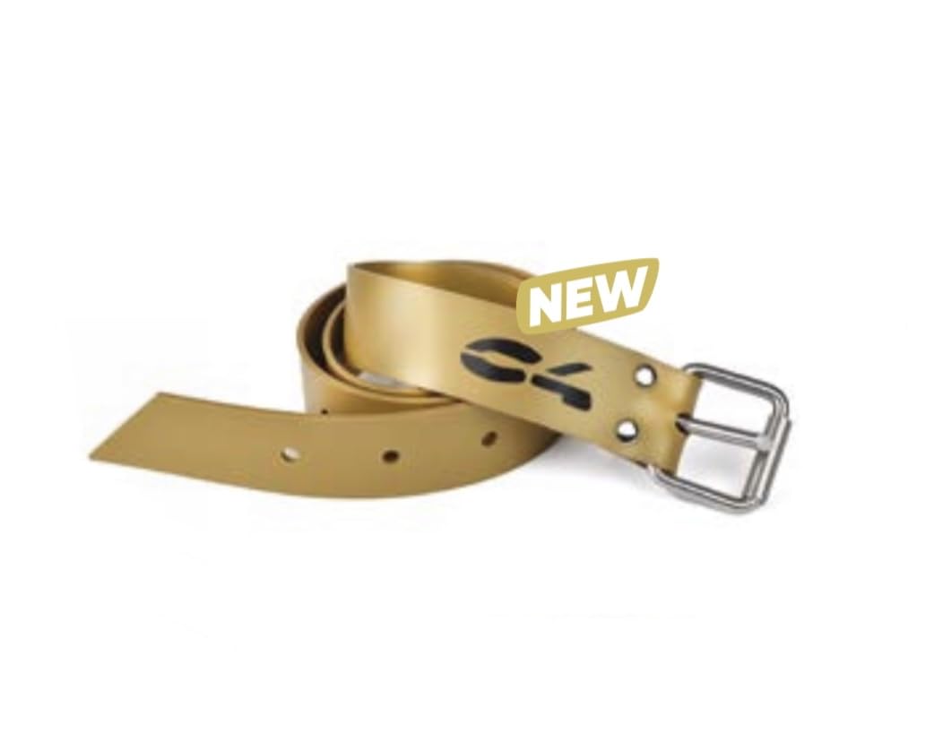C4 Belts and Weights cintura per piombi Modello Marsigliese Oro 145 cm silicone