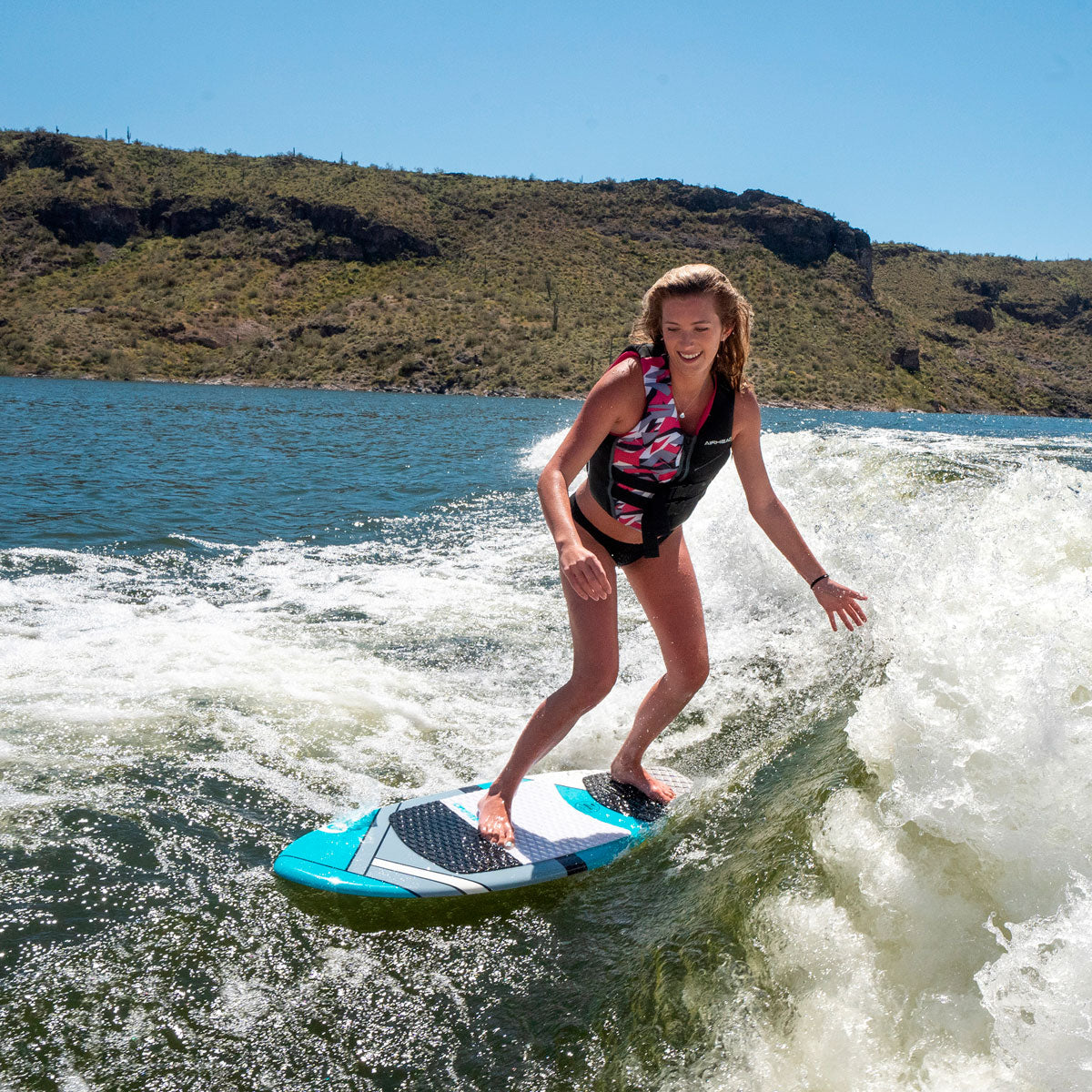 AIRHEAD Pfish tavola wakesurf skim con deck EVA