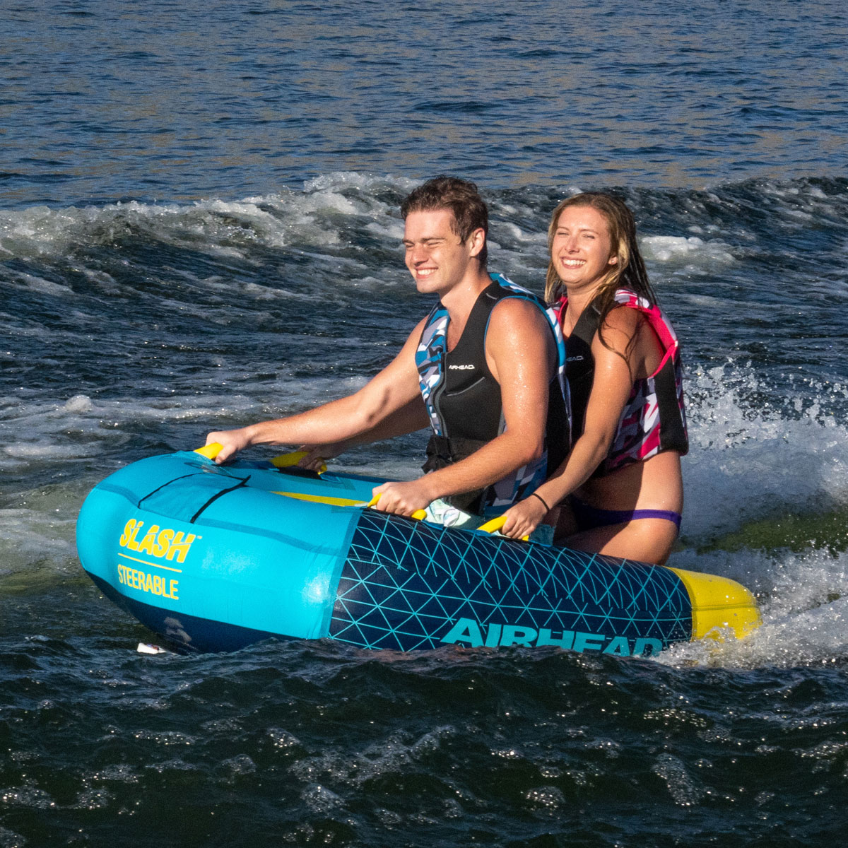 AIRHEAD Towable Tubes Slash ciambella trainabile 2 posti manovrabile