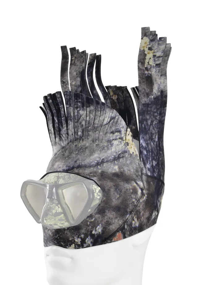 C4 Neoprene Accessories coprimaschera mimetico per apnea