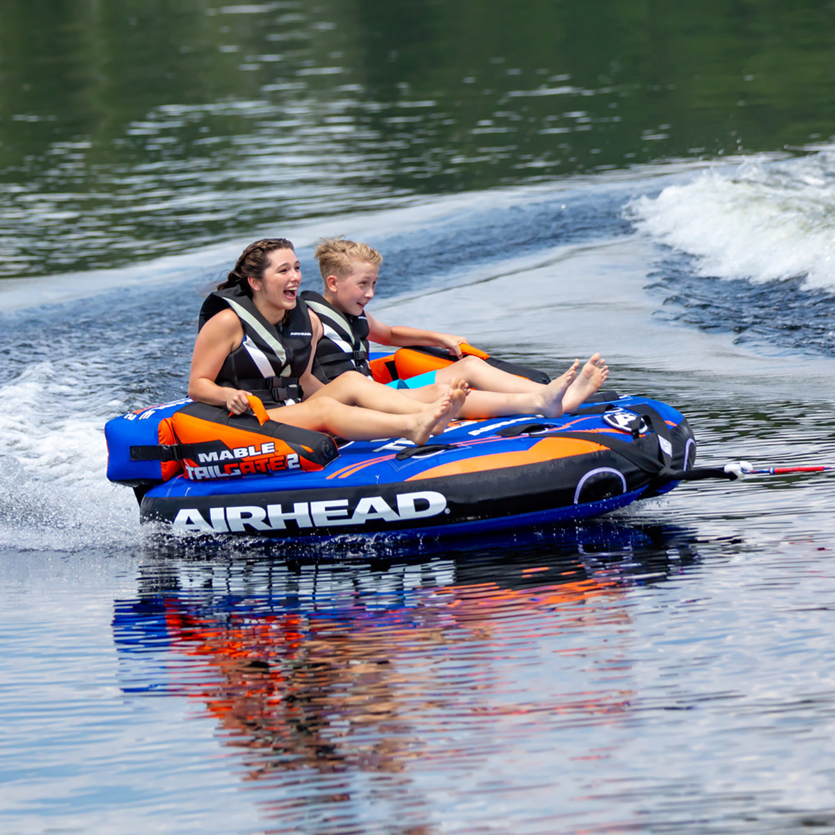 AIRHEAD Towable Tubes Mable Tailgate 2 gonfiabile trainabile per 2 persone