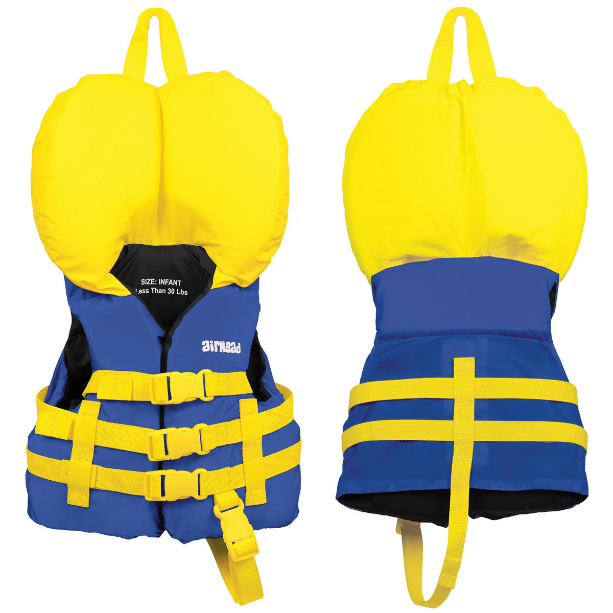 AIRHEAD Life Jackets & Safety Gear Classic Life Jacket Vest giubbotto salvagente neonato blu rosso