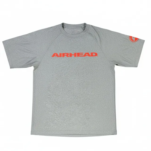 AIRHEAD Boating Accessories Short Sleeve T-Shirt maglietta Marl Grey UPF 50+