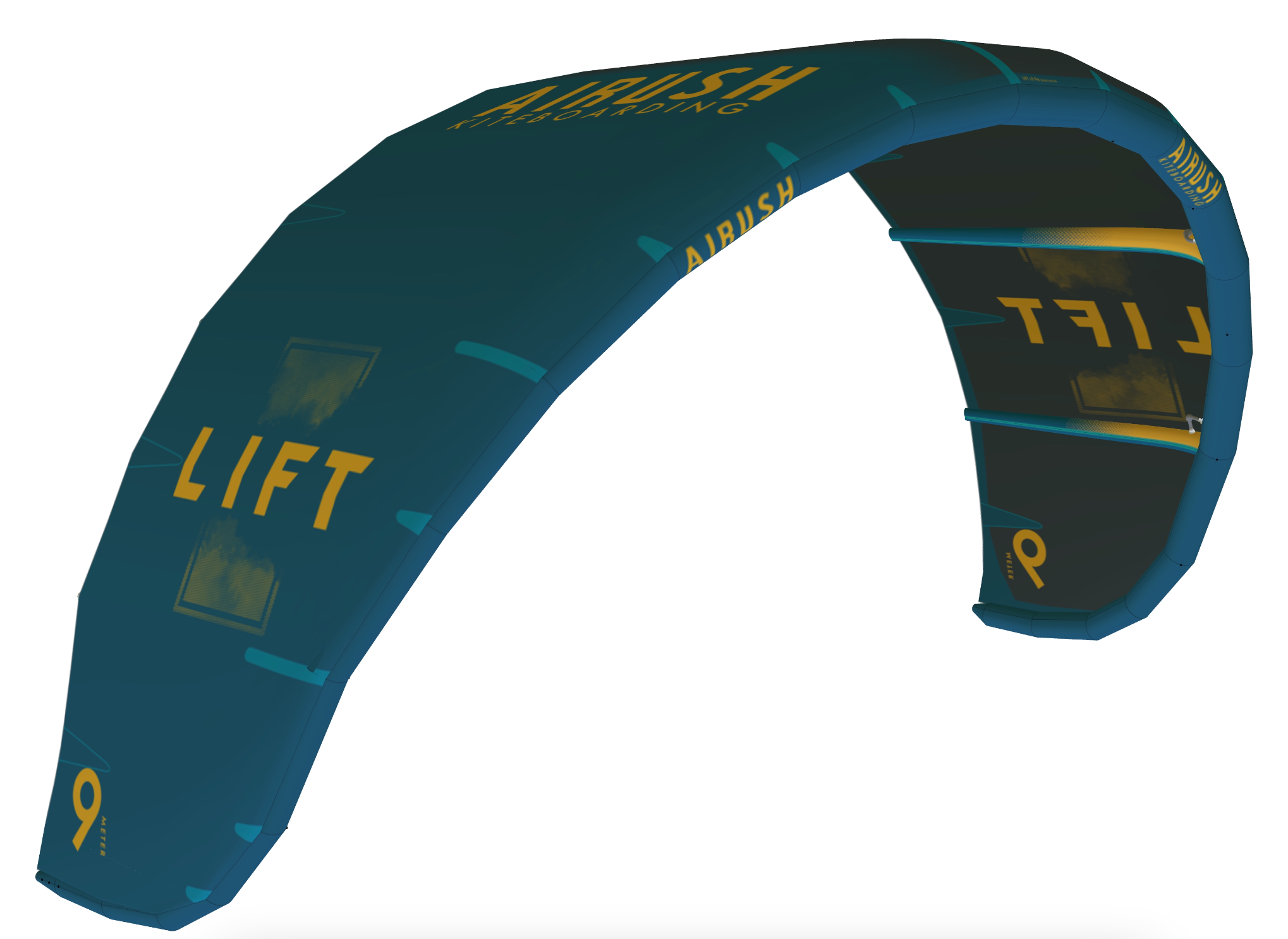 Airush Kites Lift V3 kite 9 m giallo Big Air