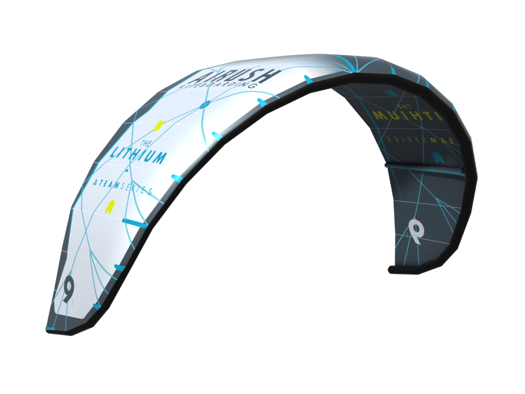 Airush Kites Lithium Team V13 kite 7 m grigio ardesia
