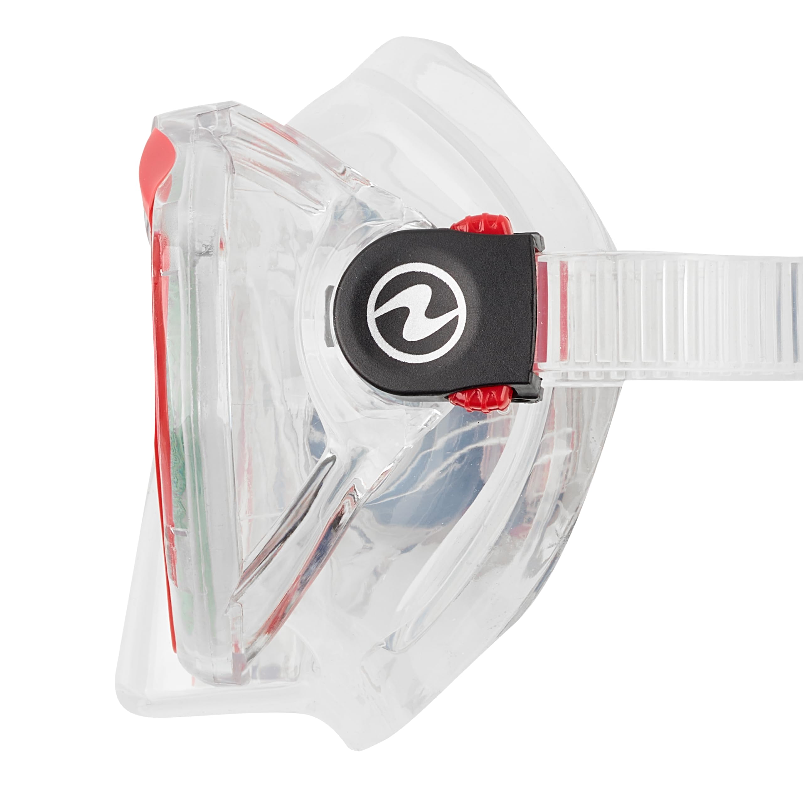 Aqualung Maschere da snorkeling Hawkeye maschera subacquea Giallo Rosso trasparente silicone