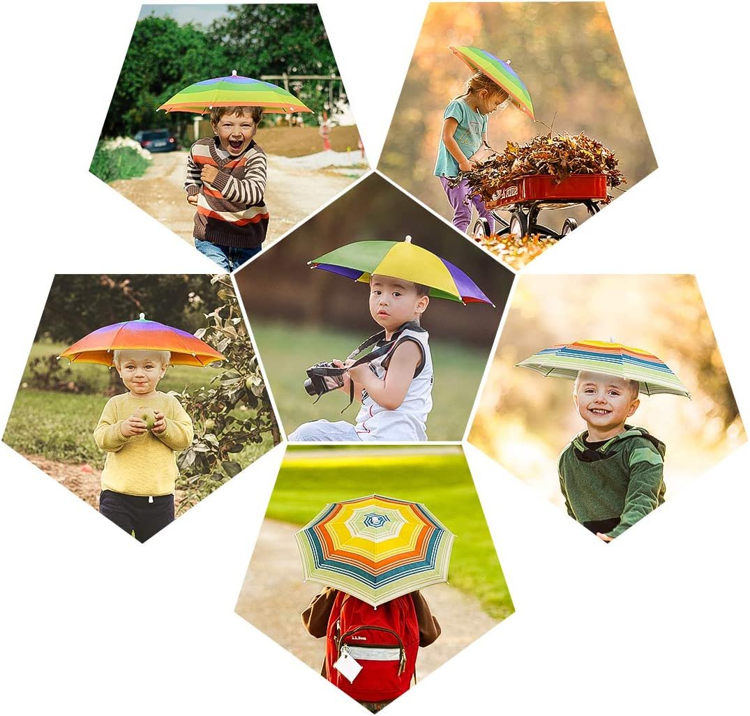 NEW-Vi Umbrella Hat cappello ombrello anguria 2 pezzi regolabile