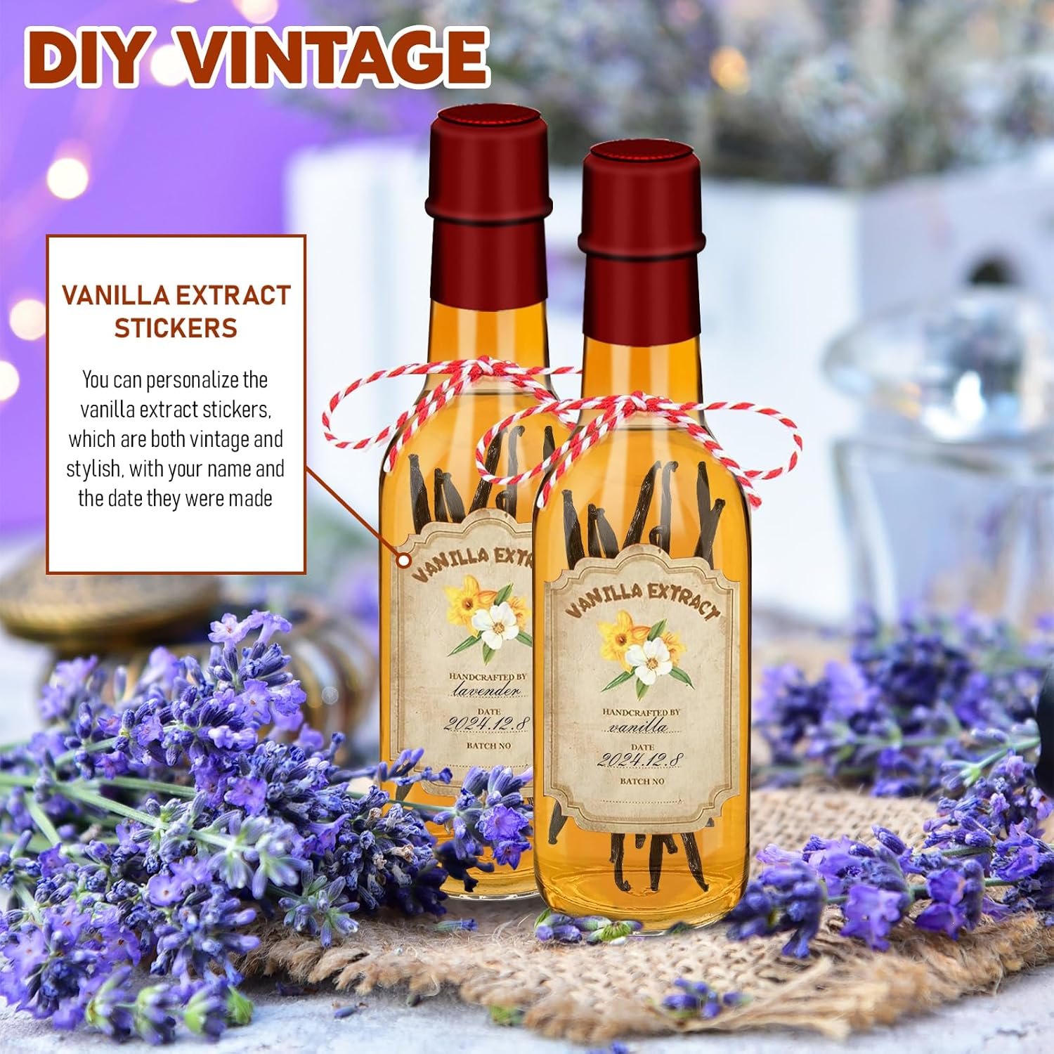 NEW-Vi Glass Bottles 16 Pack bottiglie vetro estratto vaniglia 5 oz con coperchi
