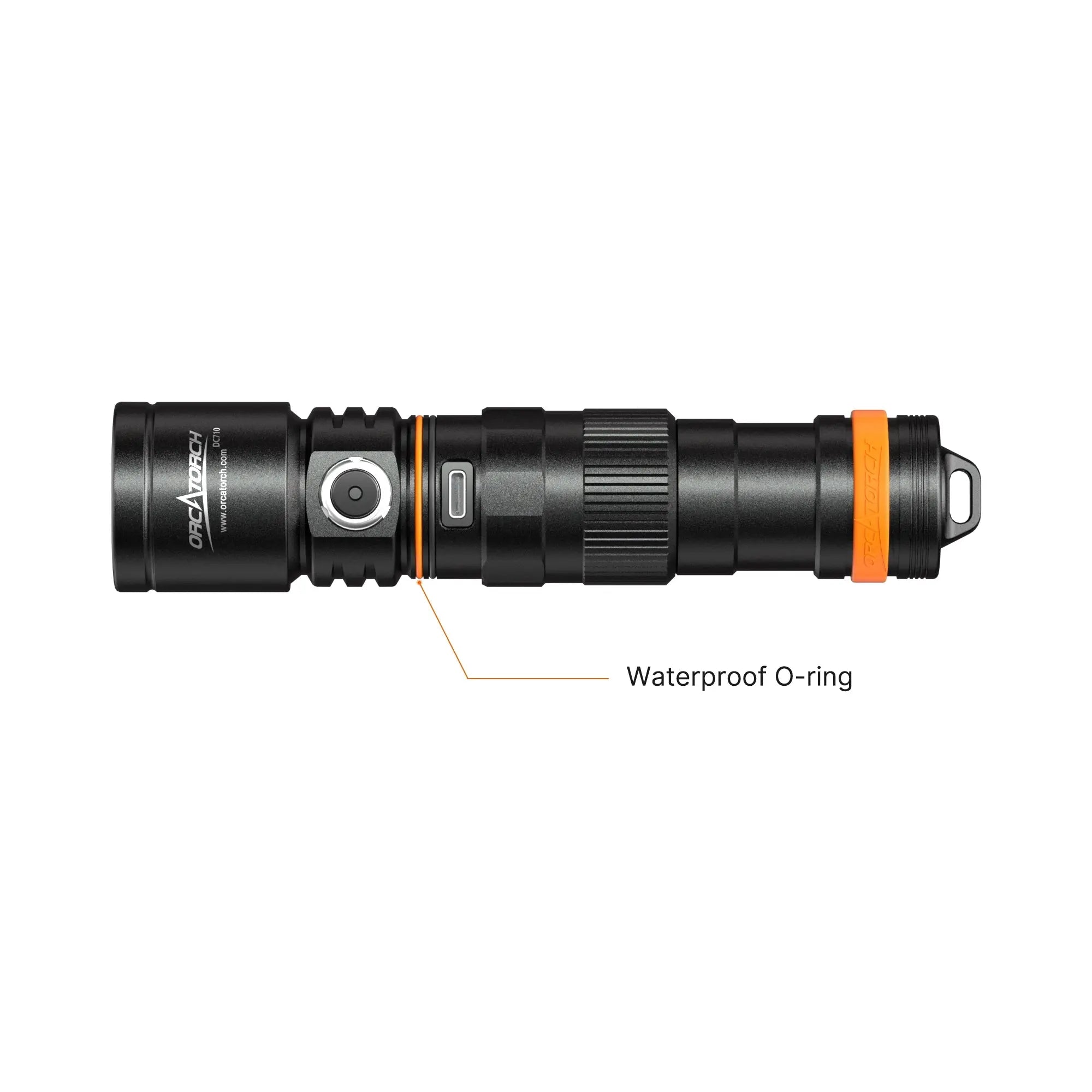 OrcaTorch Recreational Diving DC710 torcia subacquea 3000 lumen