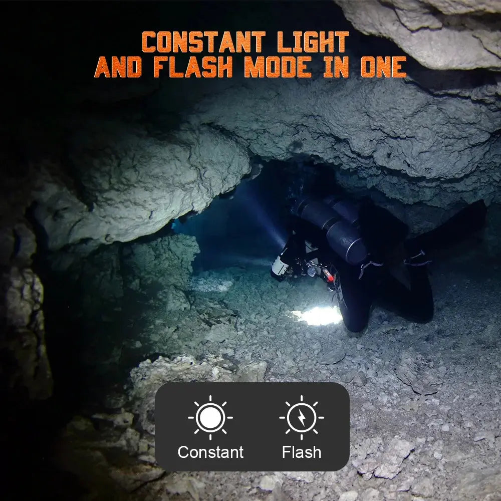 OrcaTorch SD01 Pro Dive Beacon luce di segnalazione rossa