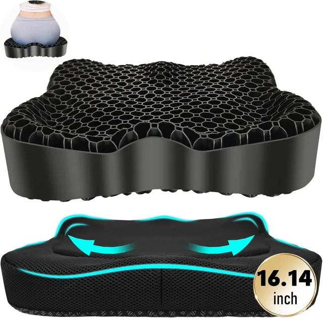 NEW-Vi Seat Cushion for Office cuscino in gel traspirante antiscivolo