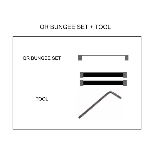 Airush Spare Parts QR BUNGEE SET + TOOL set ricambio