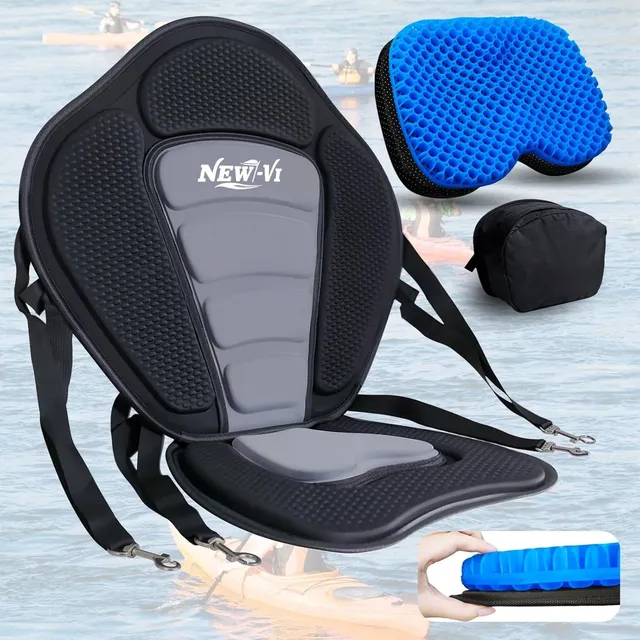 NEW-Vi Kayak Seat sedile kayak deluxe con cuscino in gel e borsa
