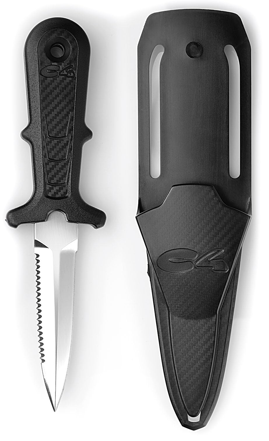 C4 Knives Naifu S coltello subacqueo da braccio 144 mm