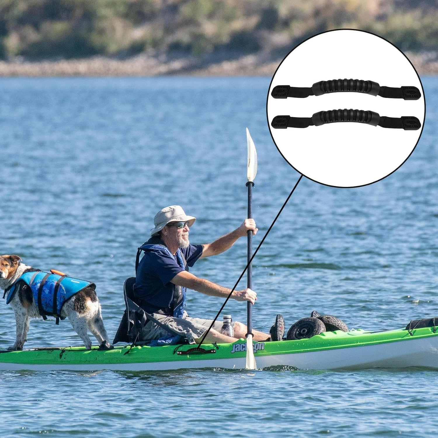 NEW-Vi Kayak Carry Handles maniglie trasporto kayak 4 pezzi