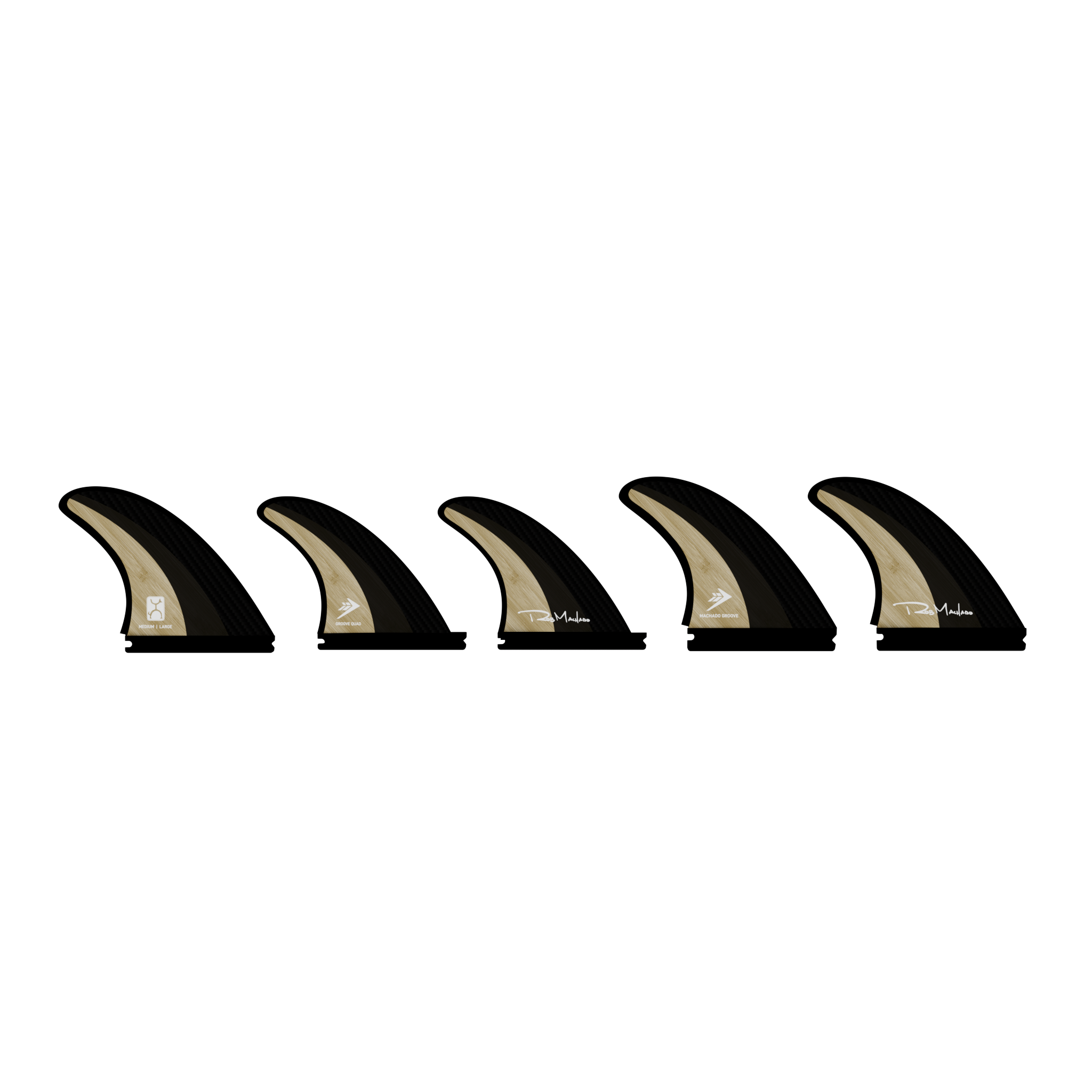 Firewire Accessories Machado Groove set pinne 5 pezzi Futures