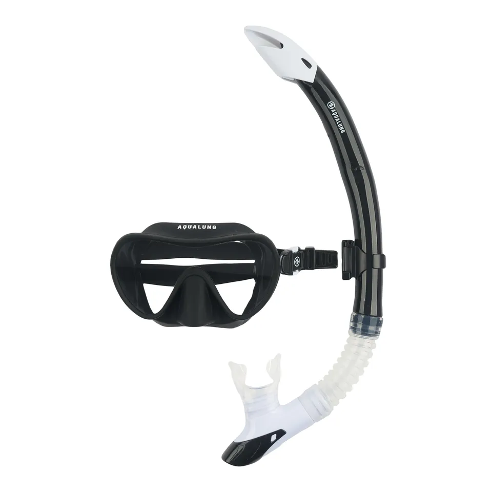 Aqualung Combos da snorkeling Nabul kit maschera snorkel blu nero