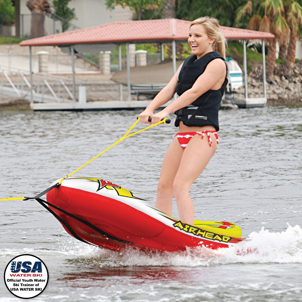 AIRHEAD Water Skis & Boards Big EZ Ski Trainer sci nautico gonfiabile