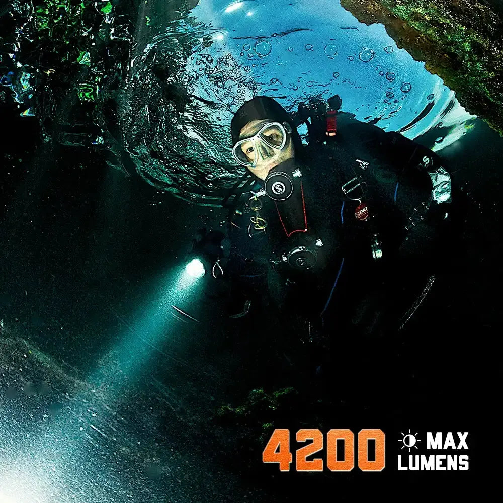 OrcaTorch Technical Diving D860 torcia subacquea 4200 lumen