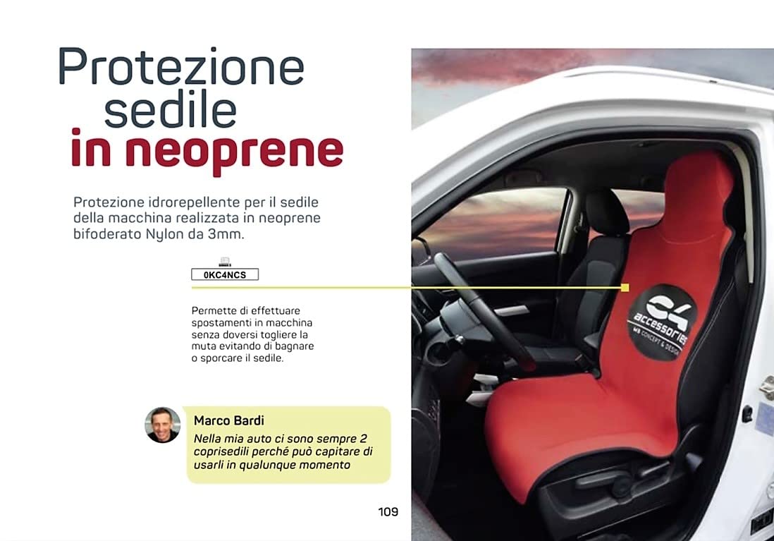C4 Neoprene Accessories coprisedile auto universale impermeabile