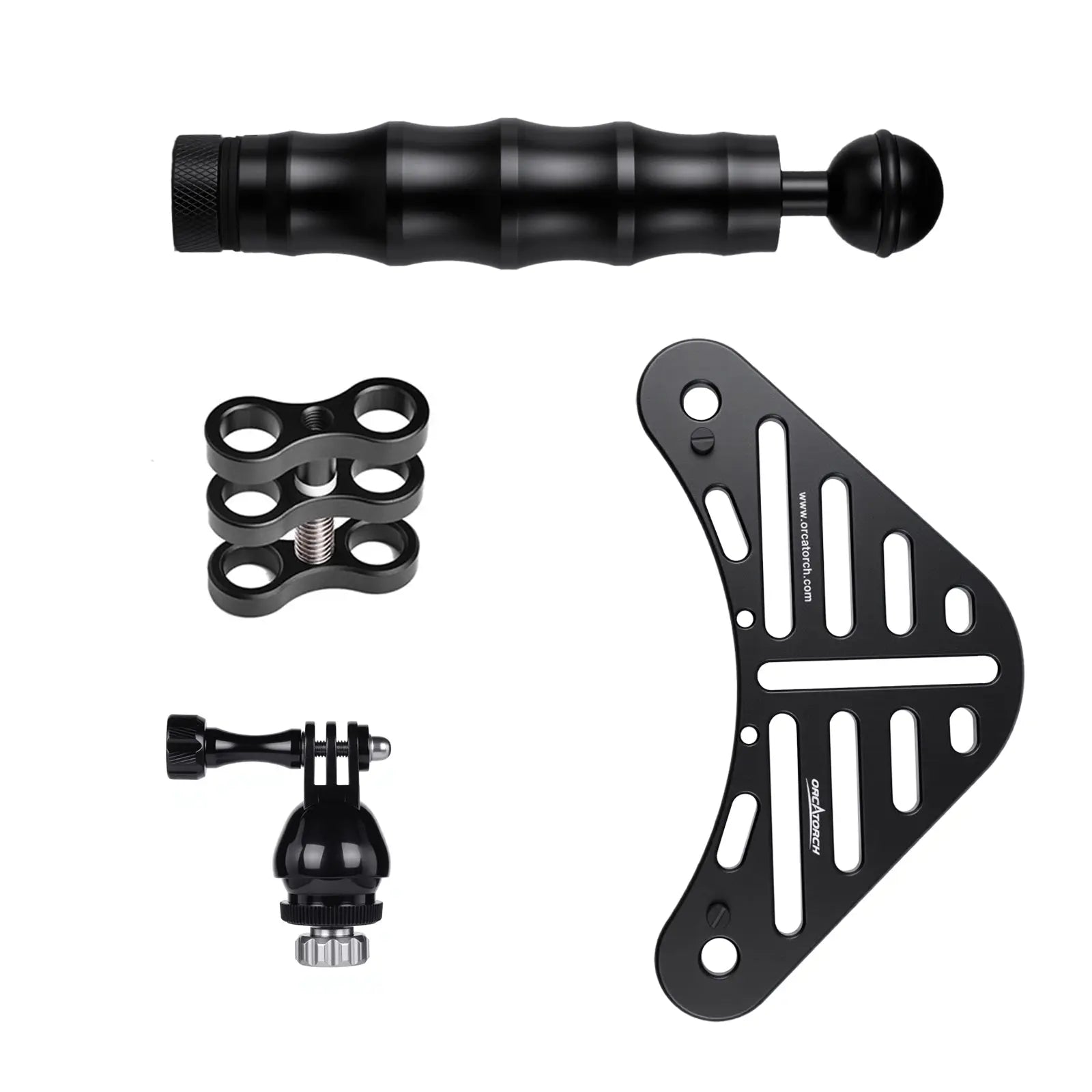 OrcaTorch Arms & Trays H02 vassoio fotocamera subacquea per action cam