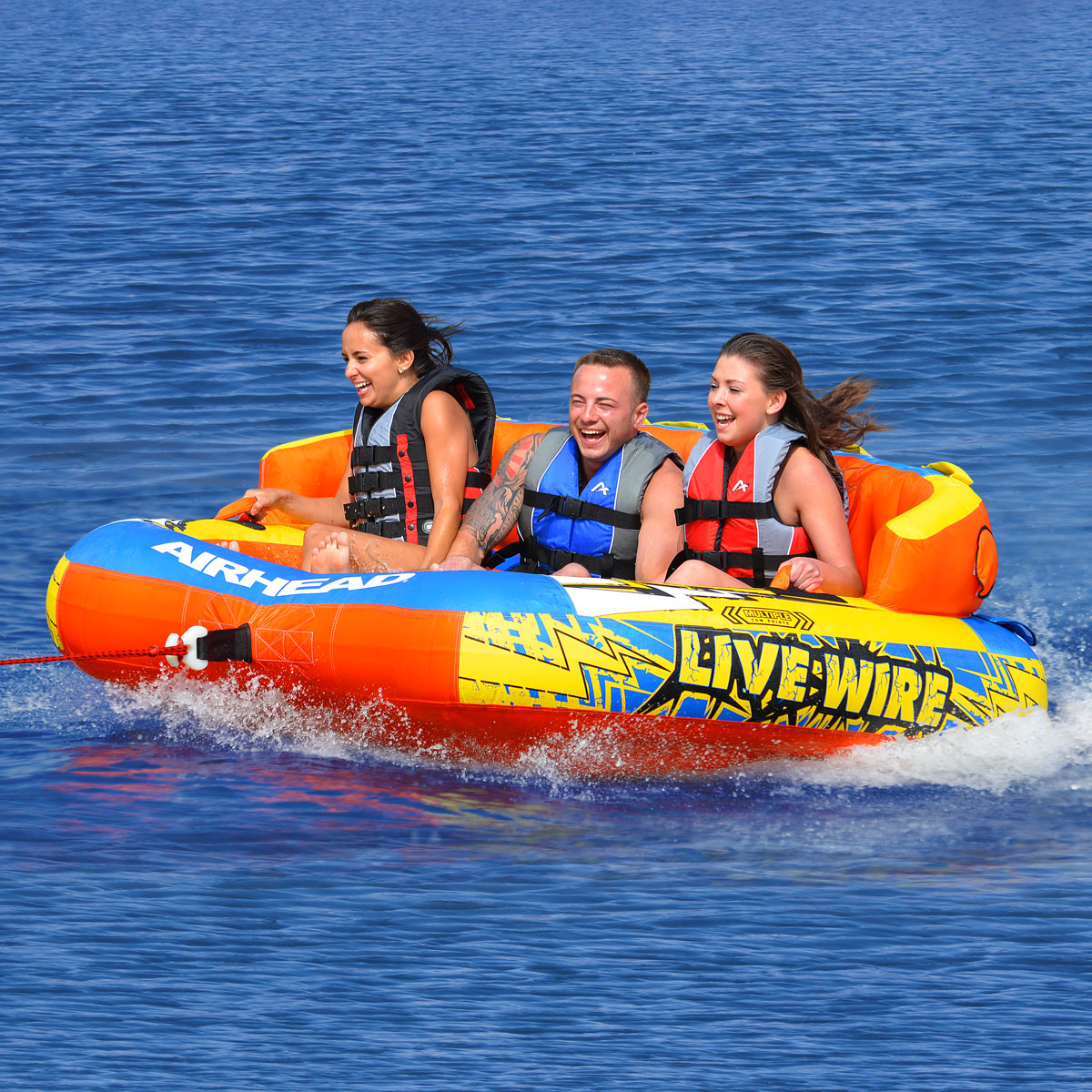 AIRHEAD Towable Tubes Live Wire 3 ciambellone trainabile 3 persone