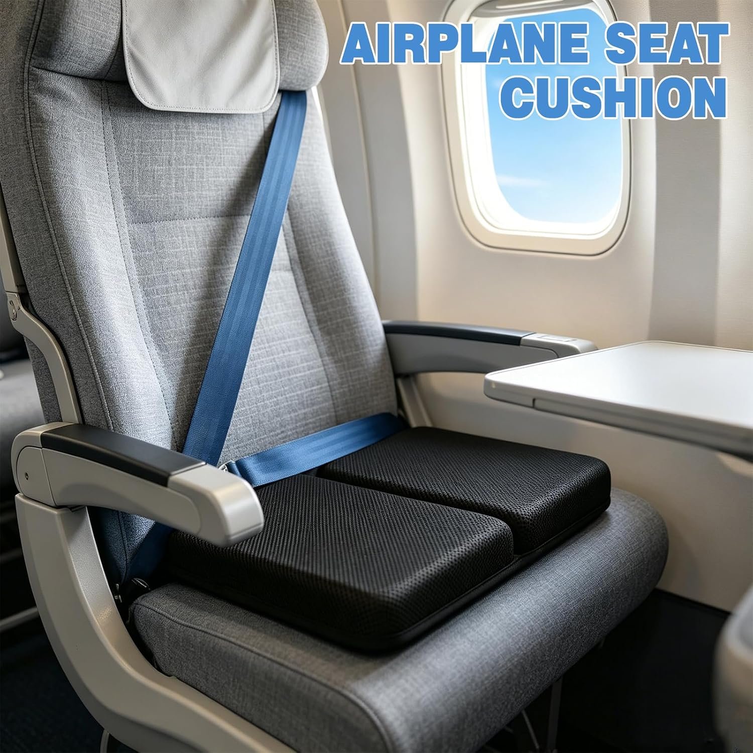NEW-Vi Seat Cushion for Office cuscino da seduta pieghevole 16 x 12 pollici gel