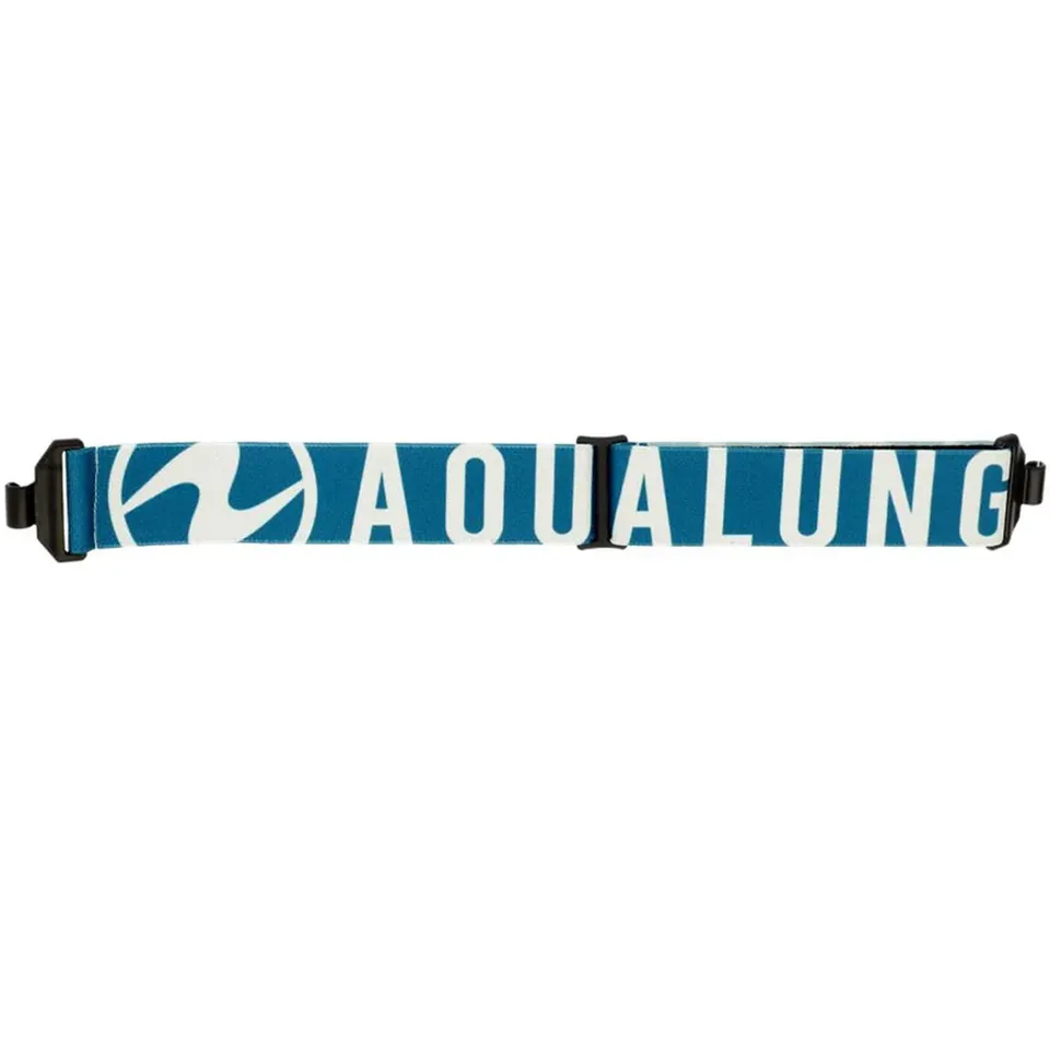 Aqualung Maschere da immersione Fast Strap cinghia blu e bianca