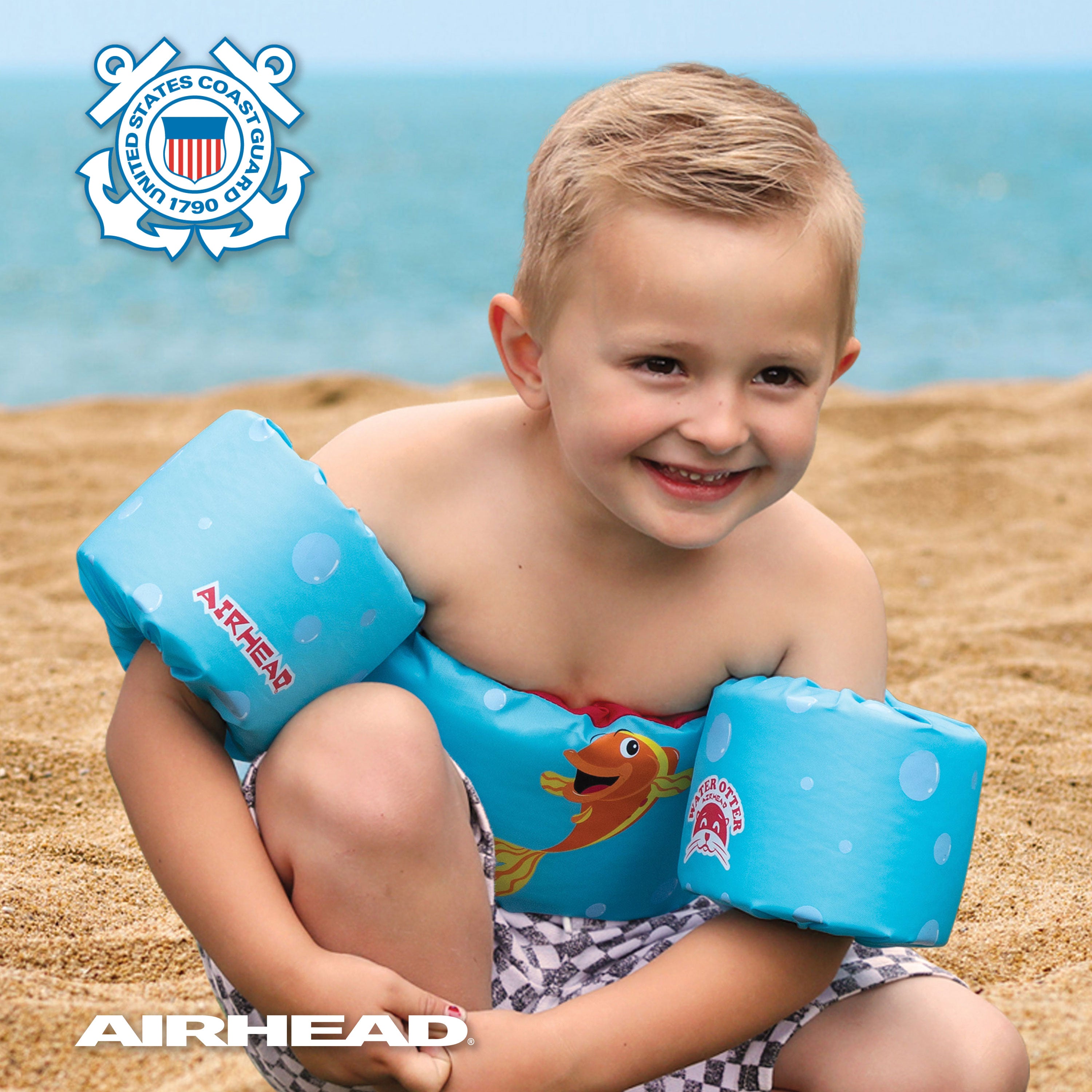 AIRHEAD Life Jackets & Safety Gear Water Otter Classic giubbotto salvagente bambino Fish Friends