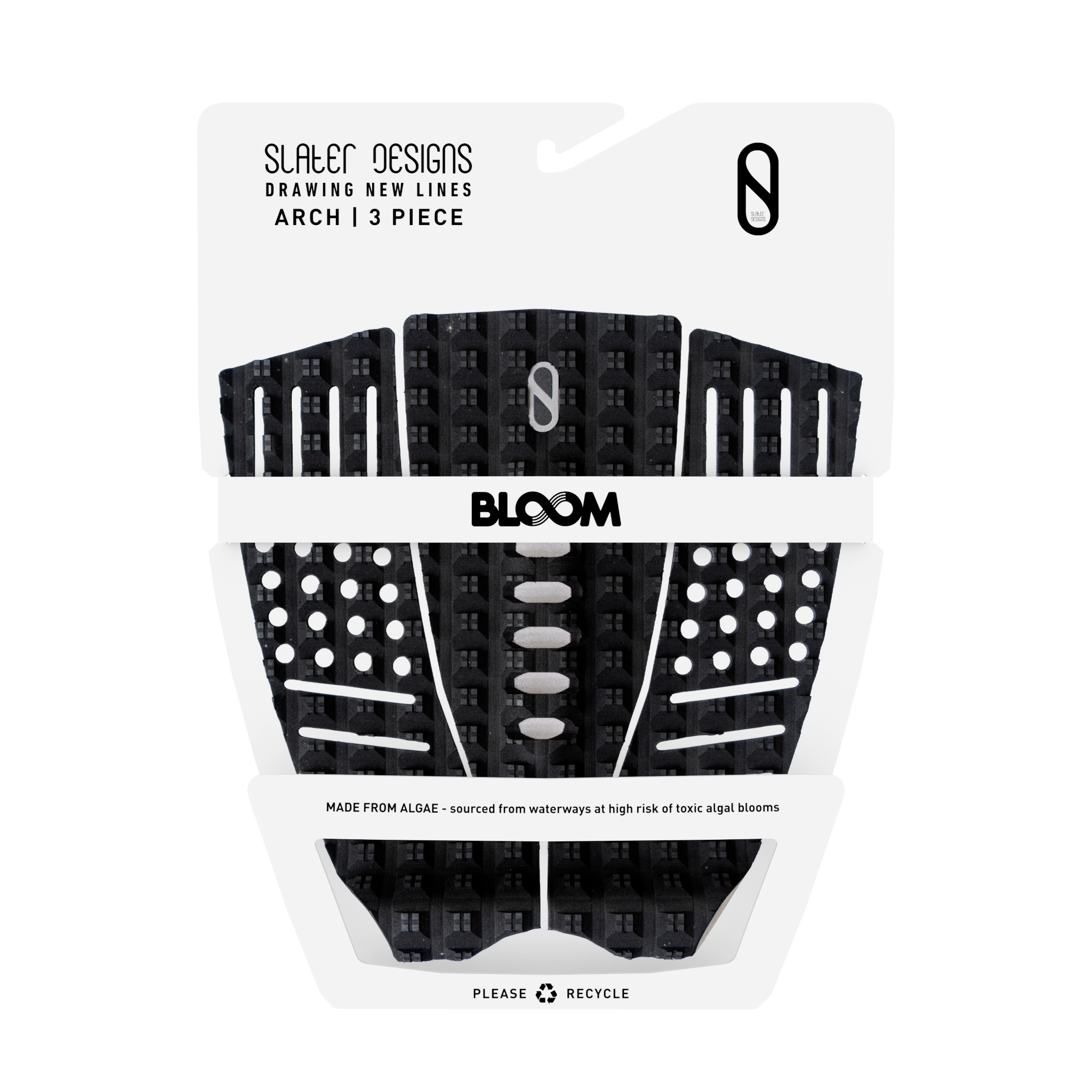 Firewire Accessories Slater Designs 3 Piece Arch Traction Pad surf