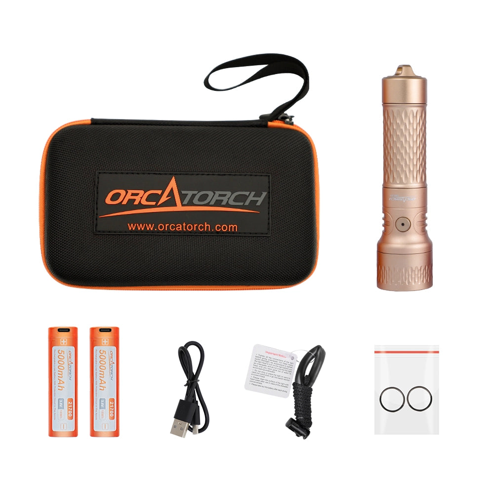 OrcaTorch Recreational Diving ORCA7 torcia subacquea 3000 lumen