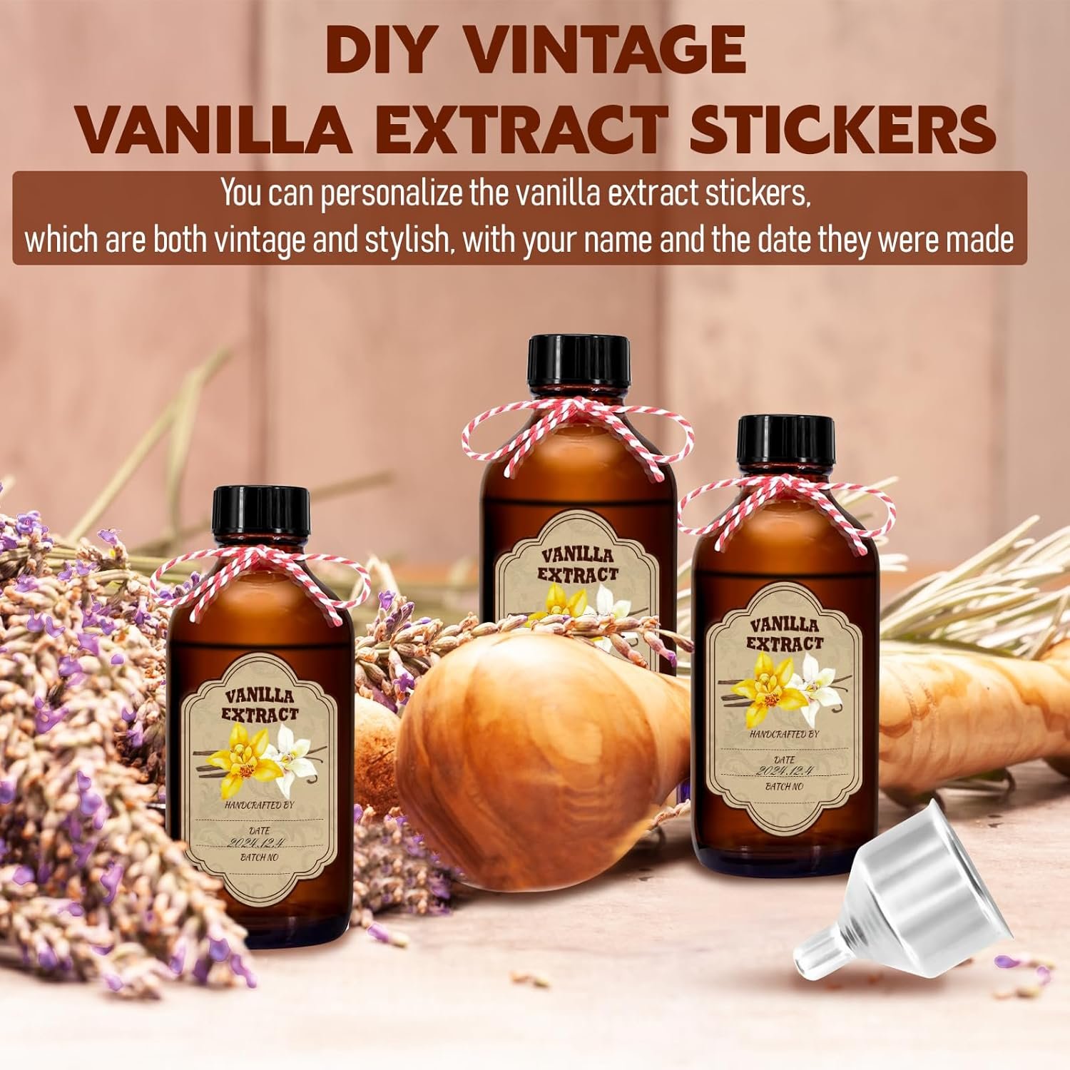 NEW-Vi Glass Bottles 4 oz bottiglie vetro ambra 8 pezzi