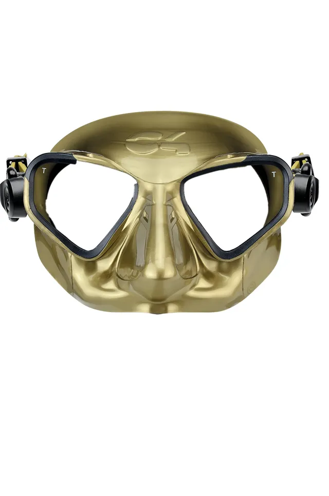 C4 Fins Aurea maschera apnea oro taglia unica