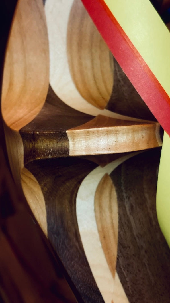 Il Forcolaio Matto Forcola Carnival Forcola in legno 67 cm Arlecchino